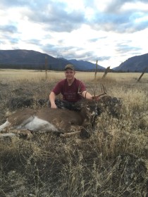 Adam Lilja with his 2015 Whitetail, shot with his 300 win mag.