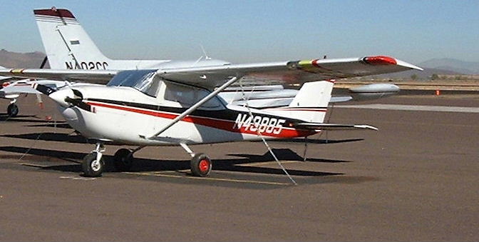 The T41B on the ramp at the Deer Valley Arizona airport.