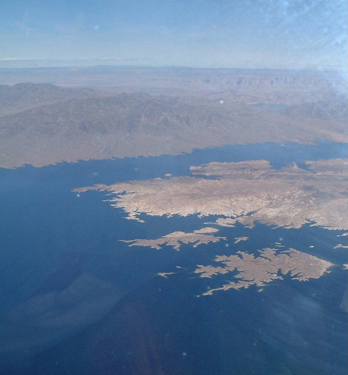 Lake Mead in the afternoon.