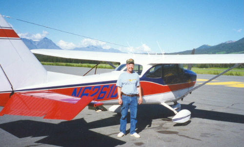 After arriving at Palmer, Alaska in the Cessna 172H