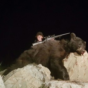 Ryan Ovitt with his 2016 Spring bear shot with his Lilja barreled 270. Ryan laps for us in the Summer.