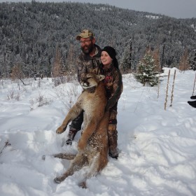 Sammi Kinzie with her big Tom Lion shot in December of 2015.