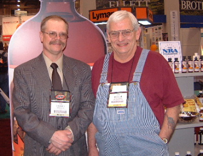 Pictured are Dan and Butch Fisher at the 2004 Shot Show.