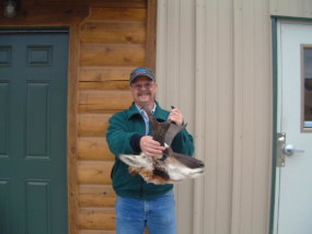 Dan with a heavy horned antelope buck he shot with his 257 Weatherby barreled Remington 700. Shot in October of 2005.