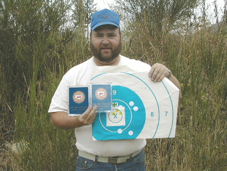 Here's record score Kevins target. You can see his other groups on this same target too. He used one of our 6.5 barrels. Great shooting Kevin.
