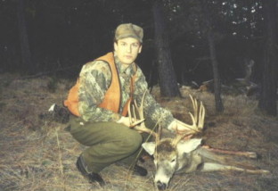 Matt Cockrell with another nice whitetail buck shot with his Lilja barreled rifle.